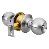 Cerradura tipo esfera para baño meanismo ilindrio romo mate en blister hermex basi